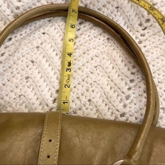 Helen Welsh Vintage Retro Green Leather Shoulder Baguette Purse Bag - Picture 11 of 16